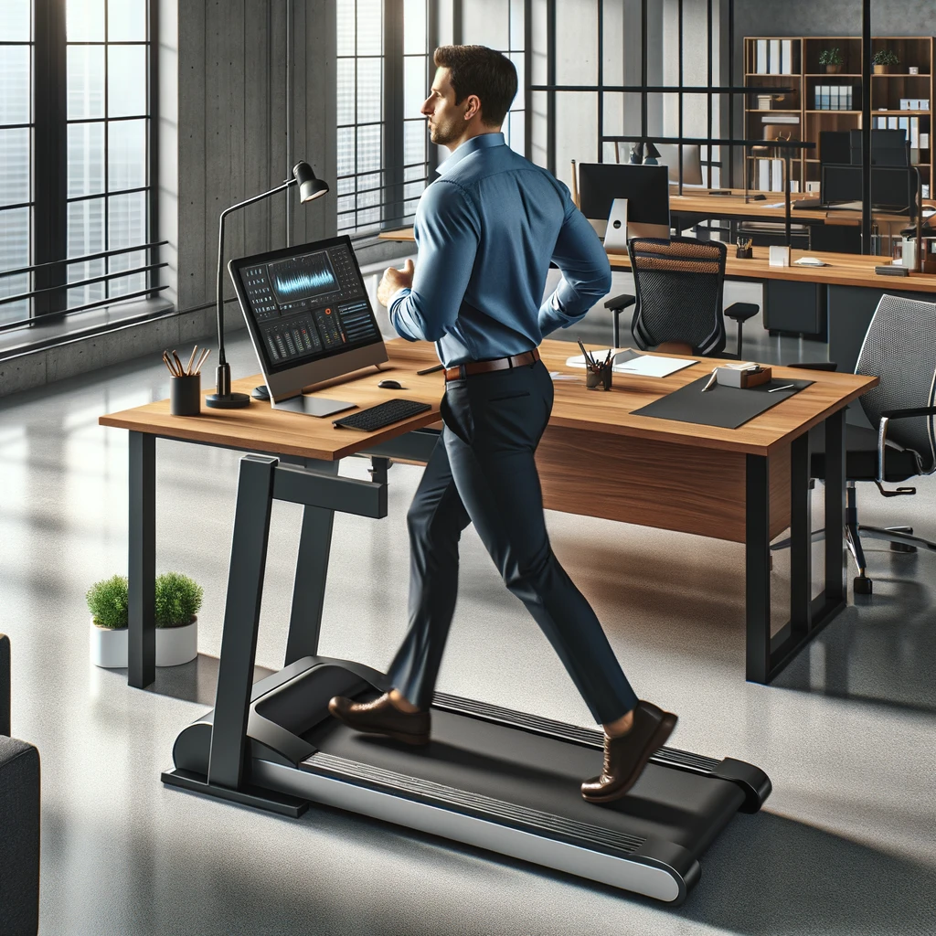 UREVO 2 in 1 Under Desk Treadmill